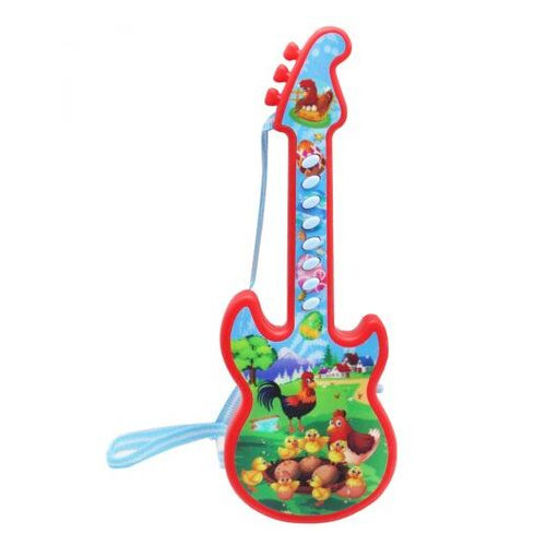 Музыкальная игрушка Гитара красная (8143) фото №1
