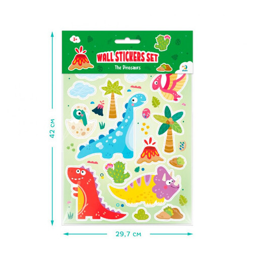 Набір настінних наклейок DoDo Toys Динозаври (300303) фото №3