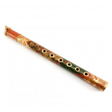 Флейта Даршан бамбуковая расписная 30.5х2.5х4 см (29892) фото №2