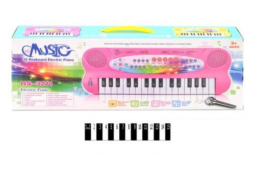 Піаніно Mic Music 32 клавіші (HS3211AB) фото №1