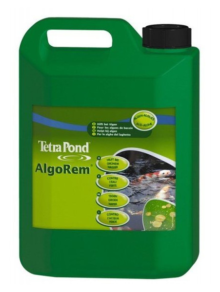 Средство для борьбы с мутной зеленой водой Tetra POND AlgoRem 3L для 60000 л фото №1