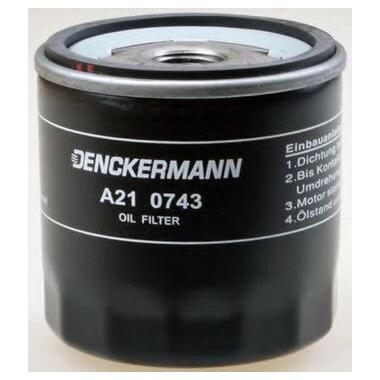 Масляний фільтр двигуна Denckermann VW GOLF VI VII SKODA FABIA III 1.0-1.5 TSI 12 (A210743) фото №1