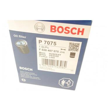Фільтр масляний Bosch VOLVO CARS 3.0 3.2 07 (F026407075) фото №6
