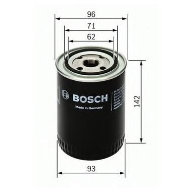 Фільтр масляний двигуна Bosch VOLGA MASSEY FERGUSON (пр-во BOSCH) (0451104063) фото №1