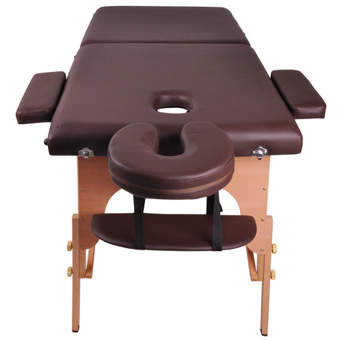 Масажний стіл inSPORTline Taisage 2-Piece Wooden - коричневий (9406-2) фото №3