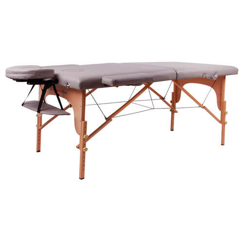 Масажний стіл inSPORTline Taisage 2-Piece Wooden - сірий (9406-3) фото №1