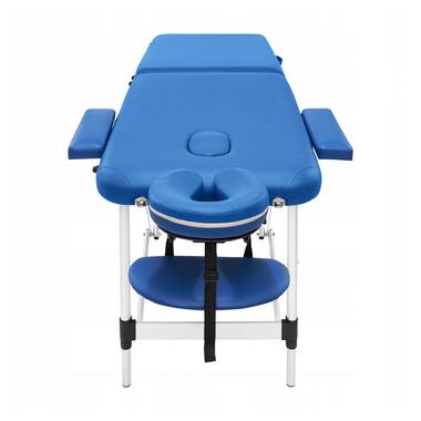 Масажний стіл складаний 4FIZJO Massage Table Alu W60 Blue  фото №3