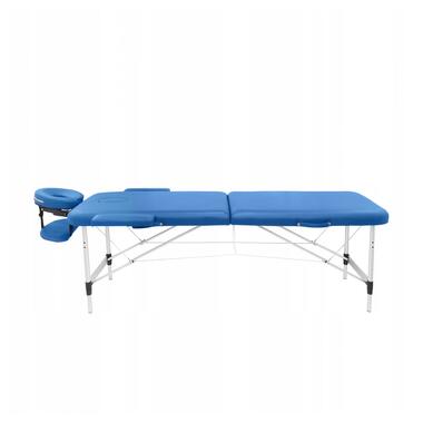 Масажний стіл складаний 4FIZJO Massage Table Alu W60 Blue  фото №9