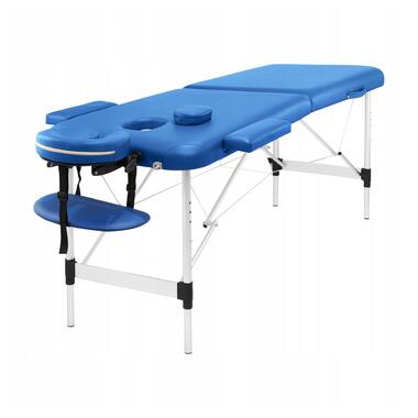 Масажний стіл складаний 4FIZJO Massage Table Alu W60 Blue  фото №10