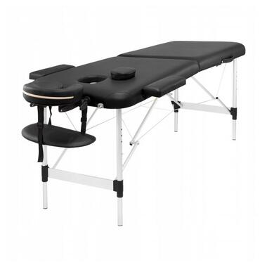 Масажний стіл складаний 4FIZJO Massage Table Alu W70 Black  фото №2