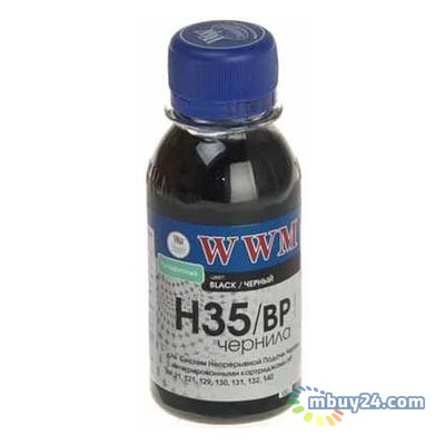 Чорнило пігментні для СНПЧ WWM HP №21 / 129/121 200г Black (H35 / BP) (G225721) фото №1