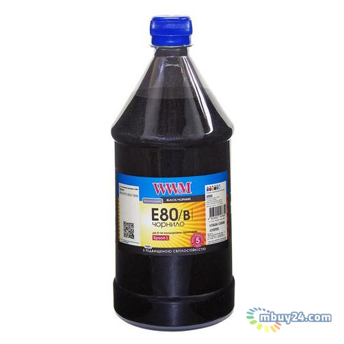 Чорнило WWM Epson L800 Black 1000г (E80/B-4) фото №1