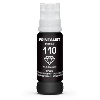 Чорнило PRINTALIST E110 Epson M1100/M1120 70г Black Pigment Пігментні (PL110BP) фото №2
