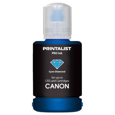 Чорнило PRINTALIST для Canon 140г Cyan водорозчинне (PL-INK-CANON-C) фото №1