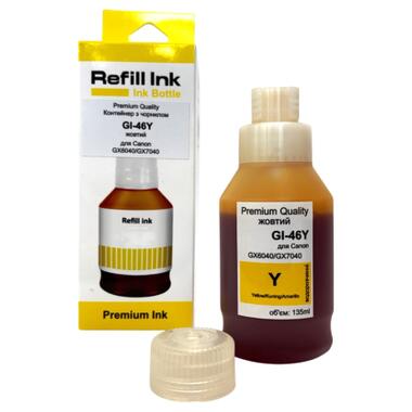 Чернила Premium Quality Canon GI-46 135мл Yellow SmartFill (70264935) фото №1