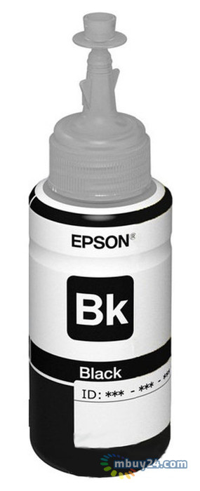Контейнер з чорнилом Epson L800 black, 70 ml (C13T67314A) фото №1