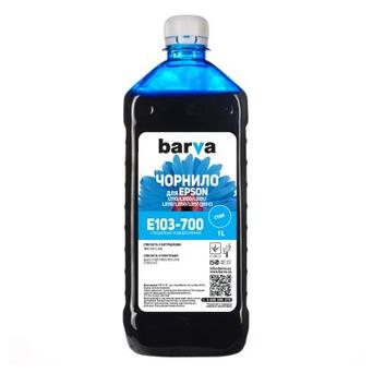Чорнило Barva Epson 103 C спеціальні 1 л водорозчинні блакитні (E103-700) фото №1