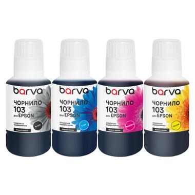 Чернила Barva Epson 103 4х140 мл, OneKey, pigment BK/C/M/Y, special (E103-140-MP) фото №1