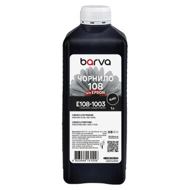 Чернила Barva Epson 108 1 л, black special (E108-1003) фото №1
