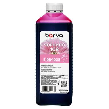 Чернила Barva Epson 108 1 л, light magenta, special (E108-1008) фото №1