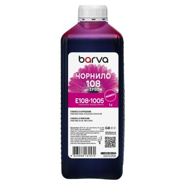 Чернила Barva Epson 108 1 л, magenta, special (E108-1005) фото №1