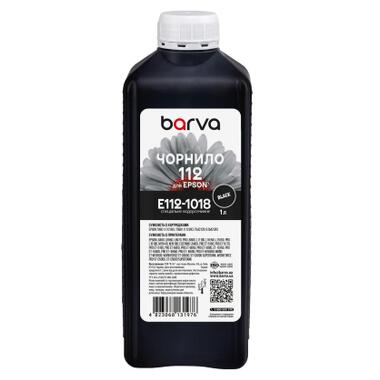 Чернила Barva Epson 112 1 л, special, black (E112-1018) фото №1