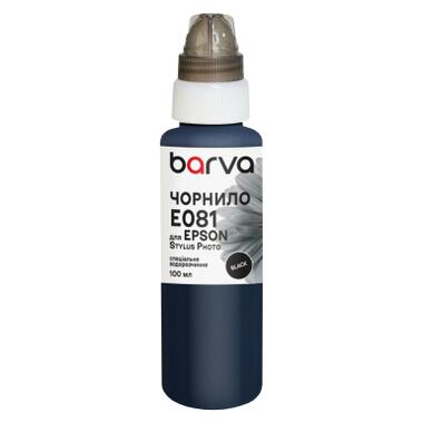 Чернила Barva Epson T0481/T0801/T0811 100 мл, special, black (E081-324e) фото №1