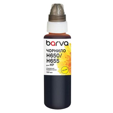 Чернила Barva HP 122/178/650/655 100 мл, special, yellow (H655-399e) фото №1
