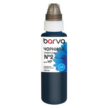 Чернила Barva HP 2 100 мл, universal, cyan (HU2-361e) фото №1