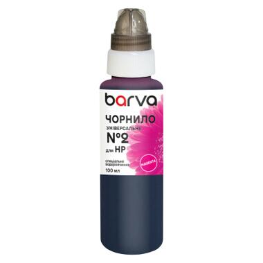Чернила Barva HP 2 100 мл, universal, magenta (HU2-362e) фото №1