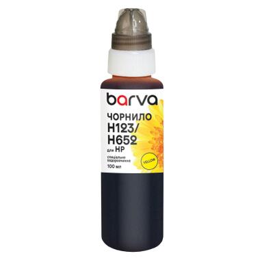 Чернила Barva HP 46/123/651/652 100 мл, special, yellow (H652-534e) фото №1