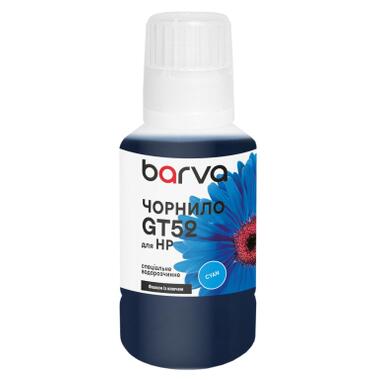 Чернила Barva HP GT52XL 135 мл, special, cyan OneKey (HGT52-740e) фото №1