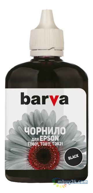 Чорнило Barva Epson T0811 Black 90г E081-324 фото №1