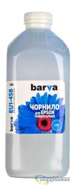 Чорнило Barva Epson Universal №1 1кг Cyan EU1-458 фото №1