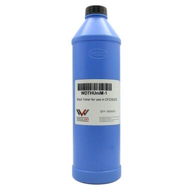 Тонер HP LJ Pro M402/M501/506/4250/Canon 052/052H universal, 1kg, +лейка Welldo (WDTHUniM-1) фото №1