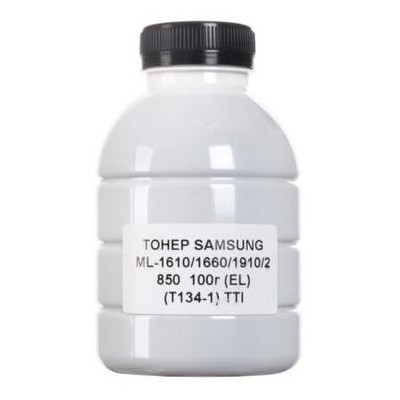 Тонер Samsung ML-1610/ML-1660/ML-1910/ML-2850 Флакон 100 г (T134-1) (TSM-T134-1-100) TTI фото №1