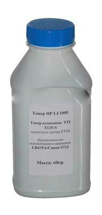 Тонер HP LJ P1005 пакет 20 кг T125-S TTI (T-HP-125-S-20-EL) фото №1