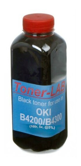 Тонер TonerLab для Oki B4200 / B4300 (80г, (1400240) фото №1