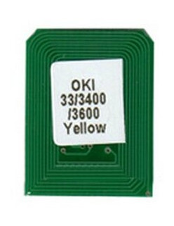 Чип Basf для OKI C3300 / 3400 / 3600 Yellow фото №1
