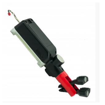 Ліхтар акумуляторний ZJ-8859 COB з магнітом та гачком для підвішування, Supretto, Чорно-червоний фото №4