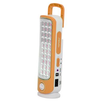 Світильник аварійного освітлення з акумулятором X-Balog YJ-6830 Біло-помаранчевий (59577068) фото №1