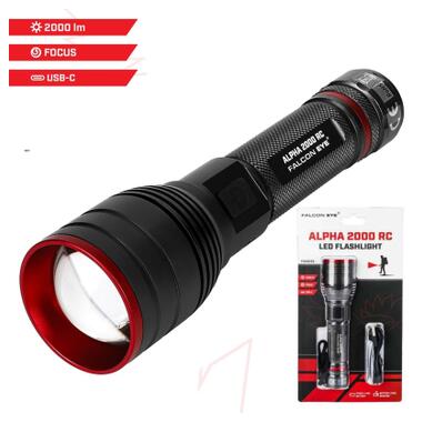 Фонарь Falcon Eye тактический Alpha 2000 RC (2000 Lm) Focus Rechargeable Type-C (FHH0123) (DAS303958) фото №2