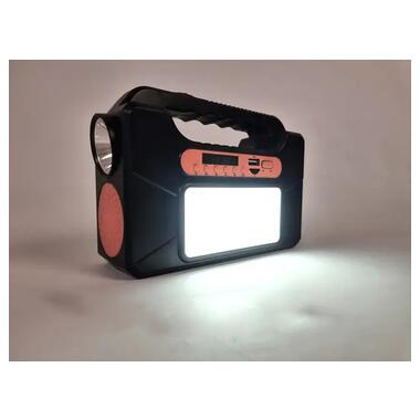 Ліхтар-радіо з Bluetooth EP-393BT Power Bank-з сонячною панеллю 9V 3W+лампочки 3шт 16 фото №7