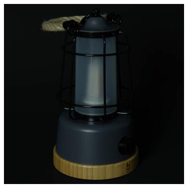 Фонарь Bo-Camp Harlington Rechargable Dimming 370 Lumen Bamboo-Grey (5818921) (DAS303872) фото №12