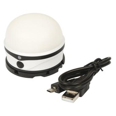 Фонарь Bo-Camp Kuma Silicone Rechargeable 200 Lumen White/Black (5818808) (DAS301708) фото №4