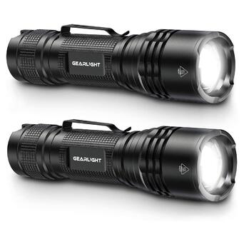 Ліхтарик ручний GearLight LEDTactical Flashlight 1040 Lumen 2 Pack (GL-LTFTAC1-2P) фото №1