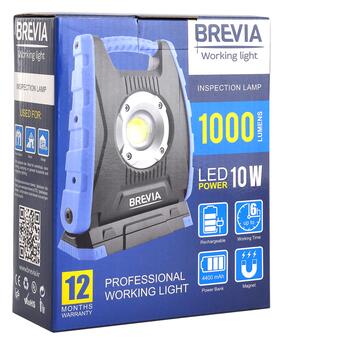 Ліхтар-LED Brevia 10W COB 1000lm 4400mAh Power Bank, type-C (11410) фото №6
