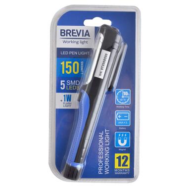 Фонарь инспекционный Brevia 11110 LED Pen Light 5SMD+1W LED 150lm 3xAAA  фото №4