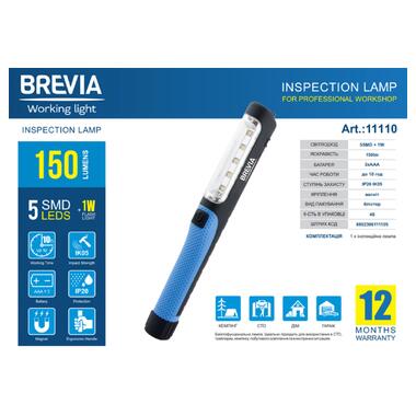 Фонарь инспекционный Brevia 11110 LED Pen Light 5SMD+1W LED 150lm 3xAAA  фото №6