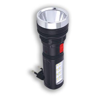Ліхтар LED, акумулятор, ручний - GR-227 (1W LED 8SMD, 400mAh) Grunhelm фото №1